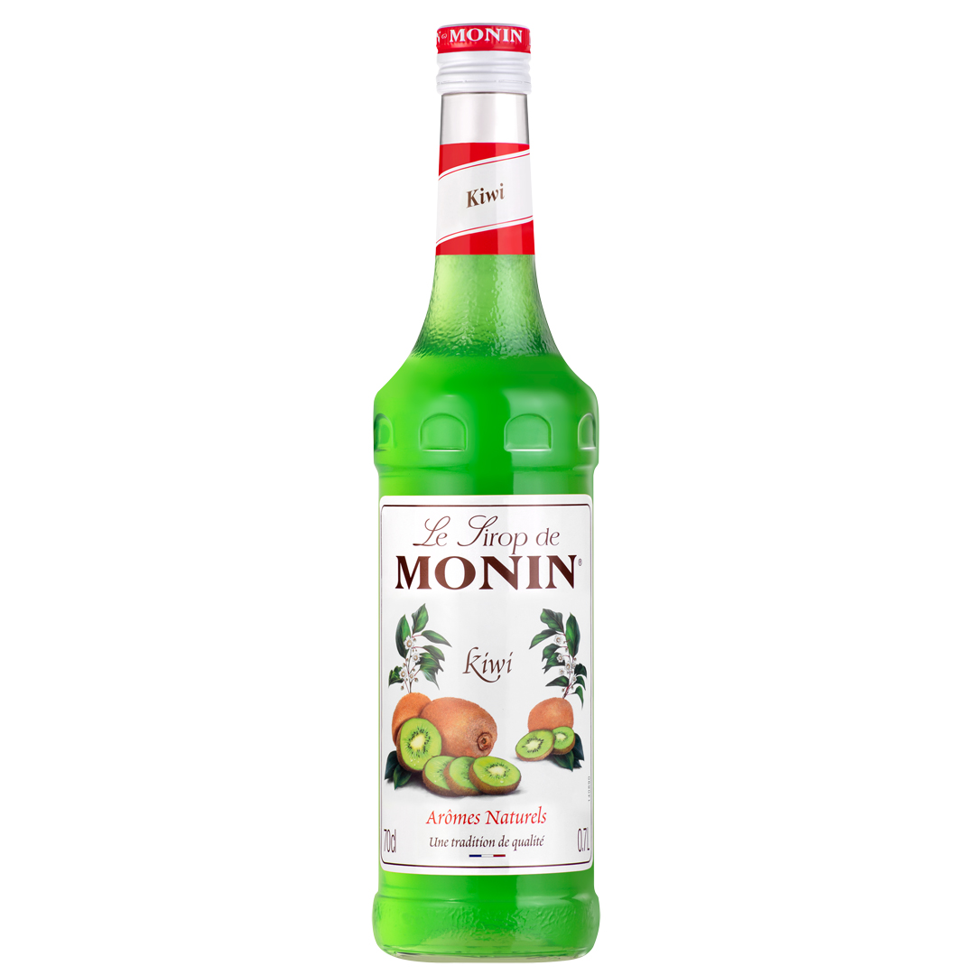 Le Sirop de Monin Kiwi Sirope de kiwi fruta natural receta postre