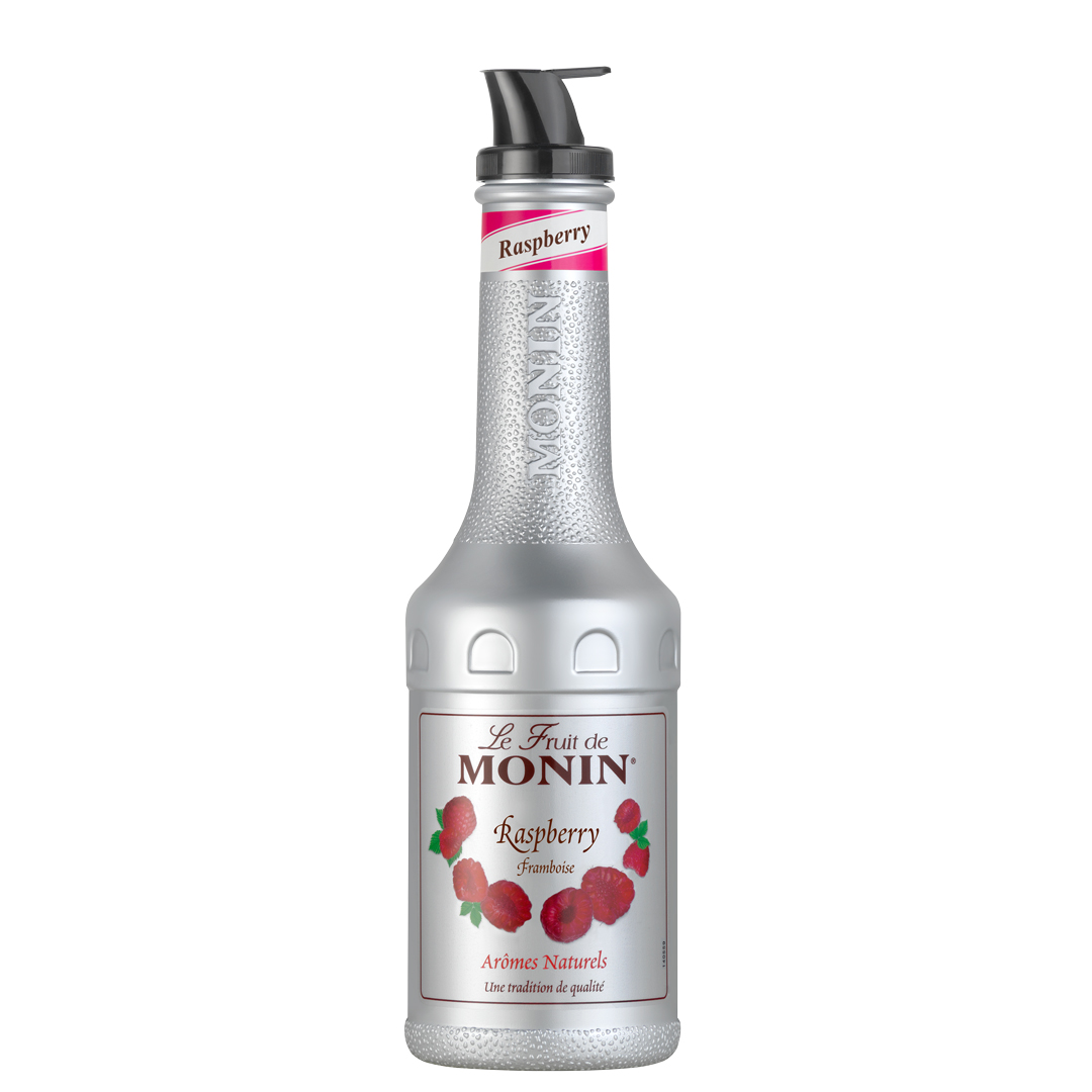 Le Fruit de Monin Raspberry Framboise Purée de frambuesa frutas del bosque roja mojito receta