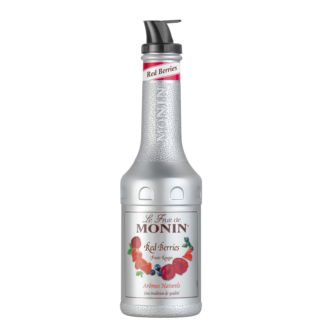 Le Fruit de Monin Red Berries Fruits Rouges Puré de Frutos Rojos Del Bosque