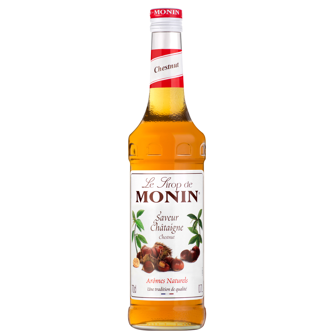 Le Sirop de Monin Chataigne Chestnut Sirope de Castaña Otoño coctel receta